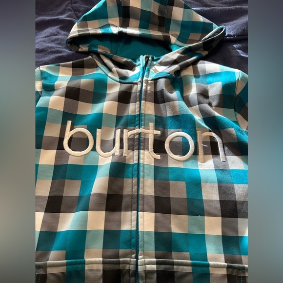 Burton beautiful blue and black ski jacket size large - Picture 4 of 7